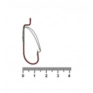 Рибальські гачки, Siweida Single Beak SW-39121, 500шт/уп, колір RED, № 1/0